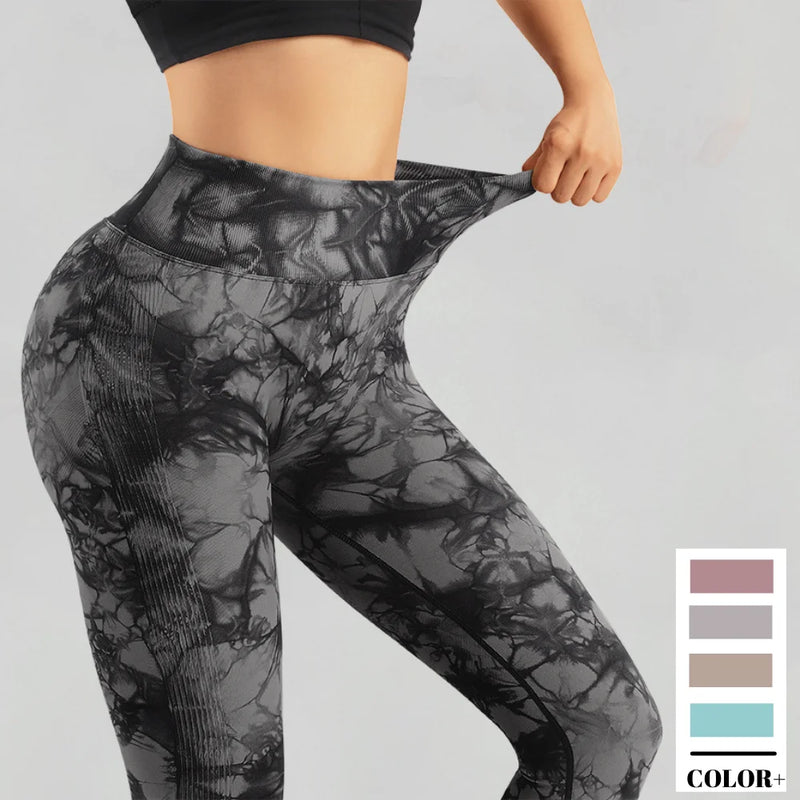 Tie Dye Booty Lifting Fitness Leggings