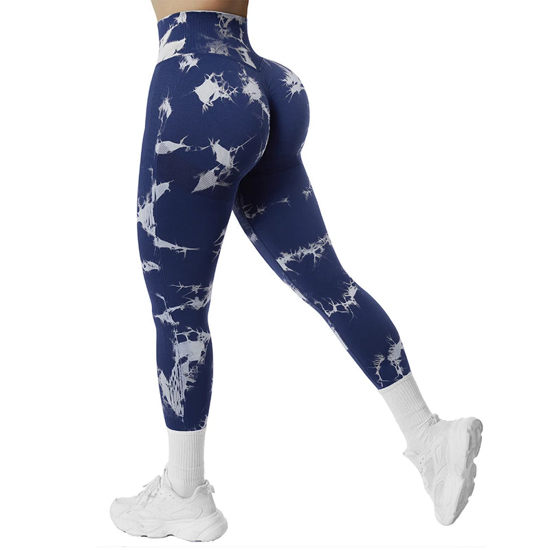 Tie Dye Booty Lifting Fitness Leggings