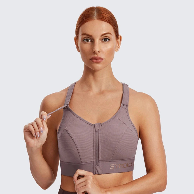 Adjustable Strap Padded Sports Bra