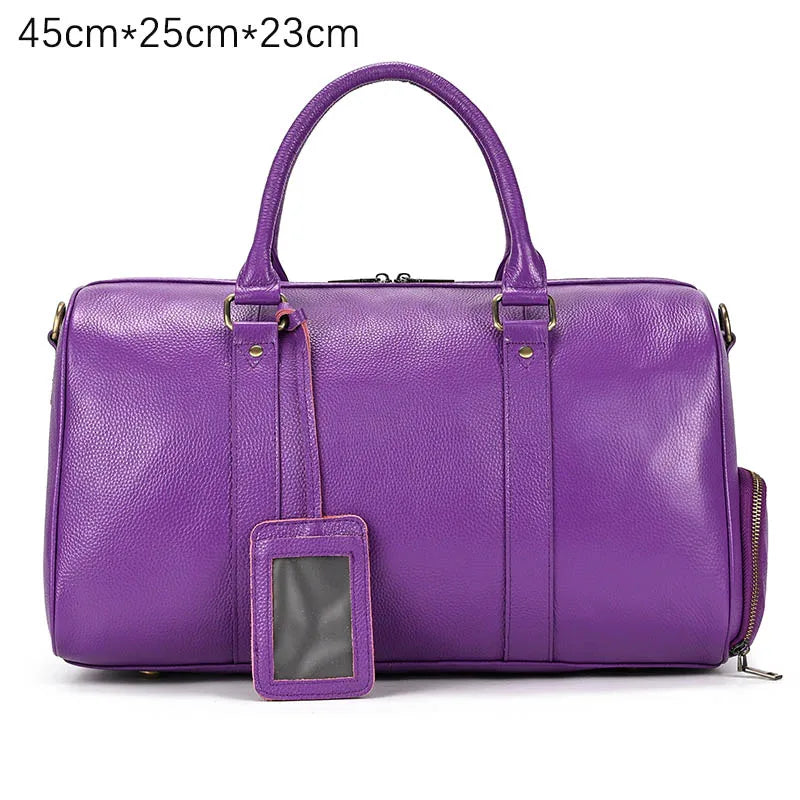 PU Leather Gym Bag