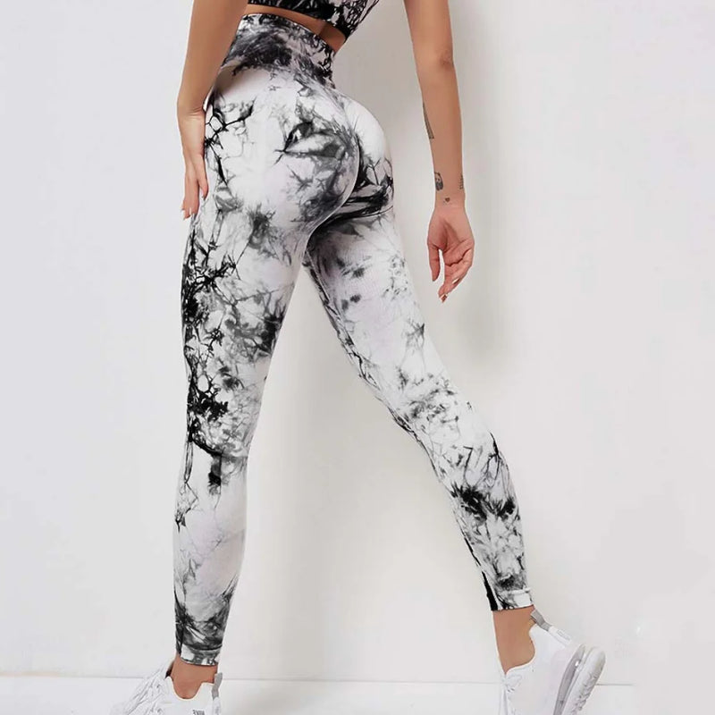 Tie Dye Booty Lifting Fitness Leggings